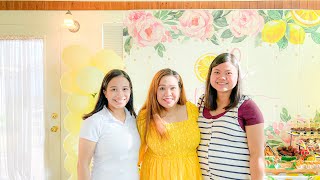FIL-AMERICAN BABY SHOWER|LEMONADE THEME|FILIPINO BABY SHOWER