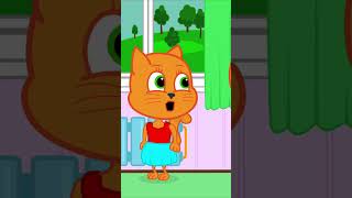 ¿Es Este Huracán? 🌪️🌪️🌪️ Familia de Gatos Dibujos Animados Para Niños #animados #shorts