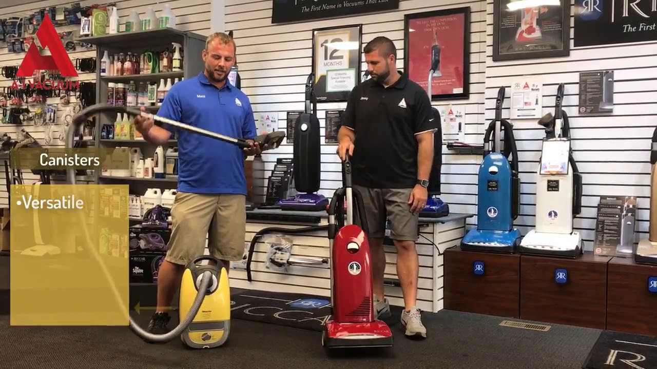 Traditional Upright vs Canister Vacuum YouTube