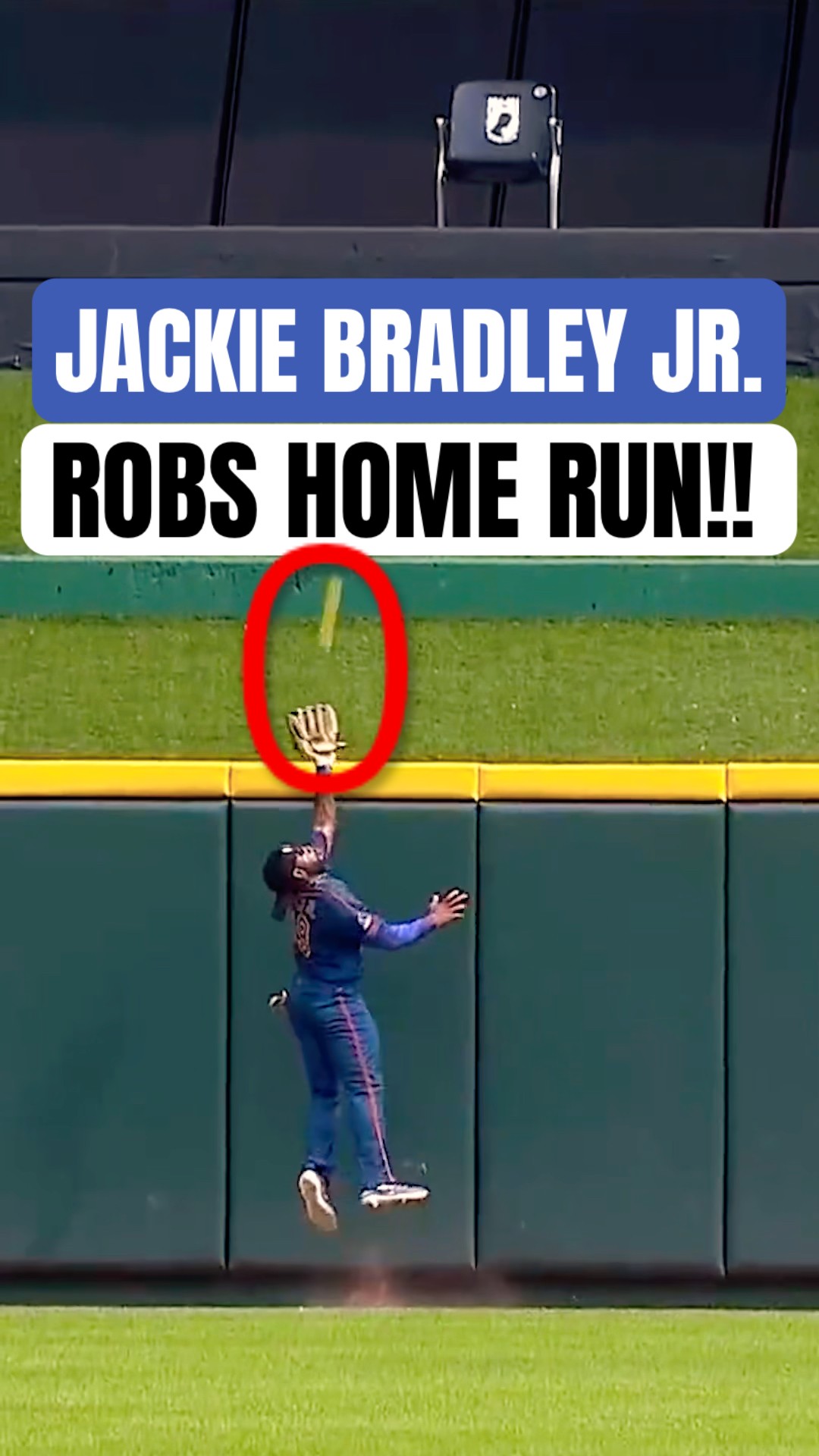 JBJ is the 2nd player in Banana Ball HISTORY to rob a home run