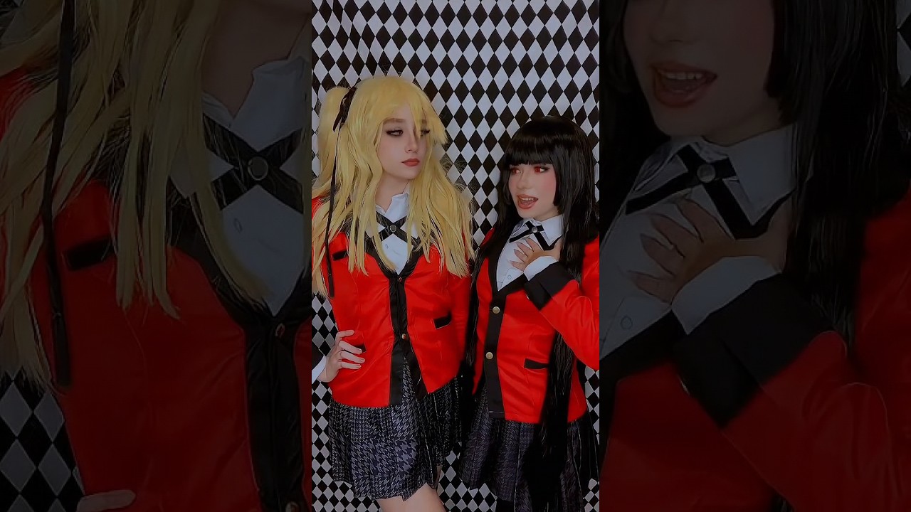 Me obsessed with you? yes. | Mary Saotome and Yumeko Jabami@nikkihatsunecosplay#cosplay | Kakegurui