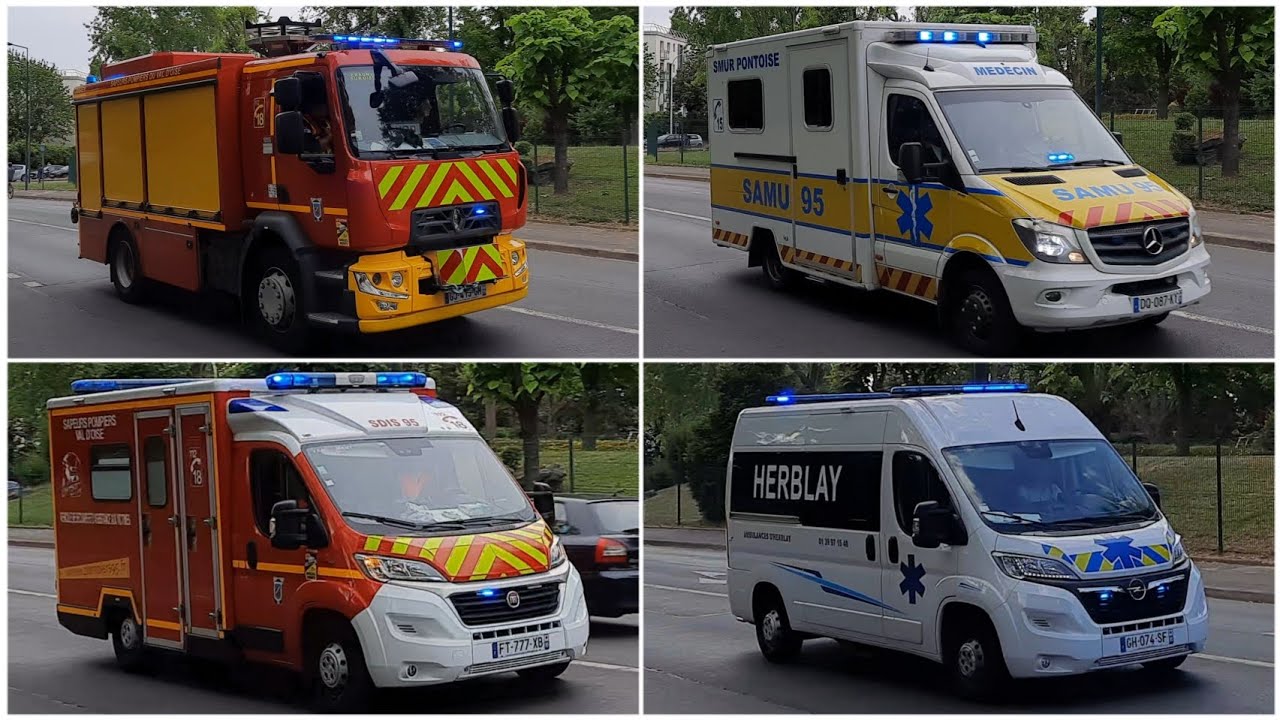 [SDIS,SAMU, UTS 95] UMH SMUR Pédiatrique US pontoise, VSR-S VSAV et UTS ...