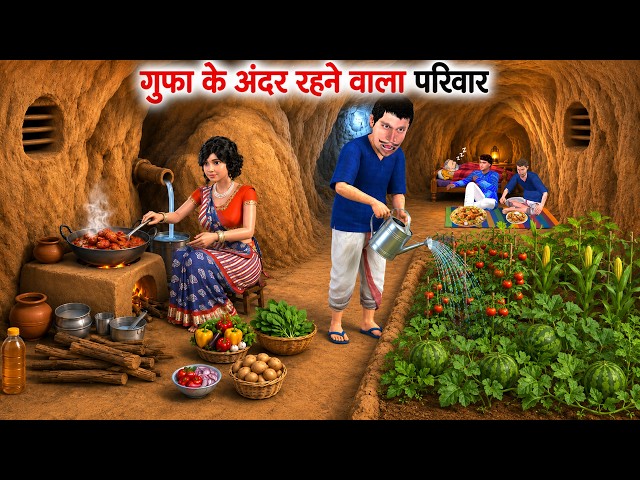 Garmi Mei Gufa Mei Rehane Wala Family Hindi Kahaniya Moral Stories New Funny Comedy Video