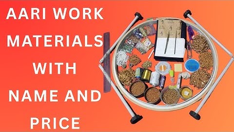 Aari Beginners Kit | Materials & Price Details| Class- 02