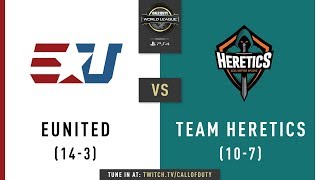 eUnited vs Team Heretics | CWL Pro League 2019 | Division B | Week 10 | Day 4