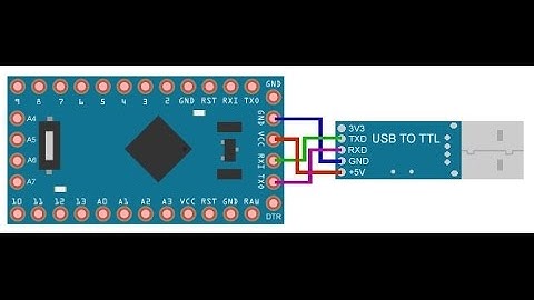 Прошивка arduino pro mini с помощью USB/TTL Adapter