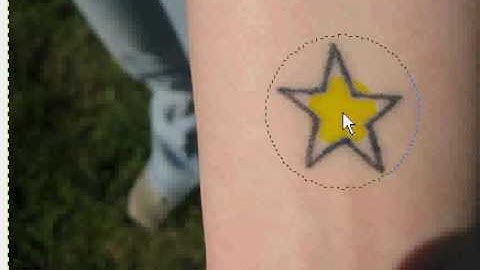 How to remove tattoos in GIMP