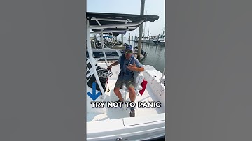 Making Decisive Turns into the Dock Slip PART 2 of 2: Bridge Marina Docking Tips #shorts