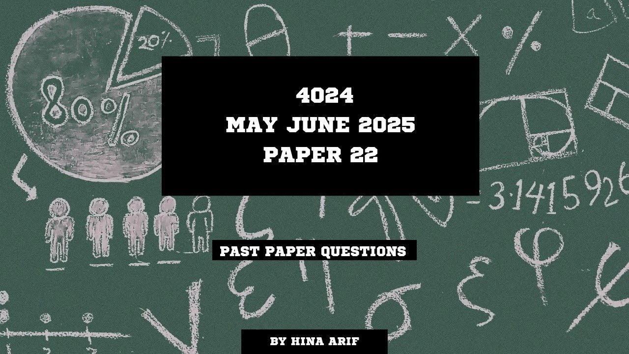 4024/22/ m / j /25 - O LEVEL MATHEMATICS- PAPER 2 STEP BY STEP SOLUTION. 