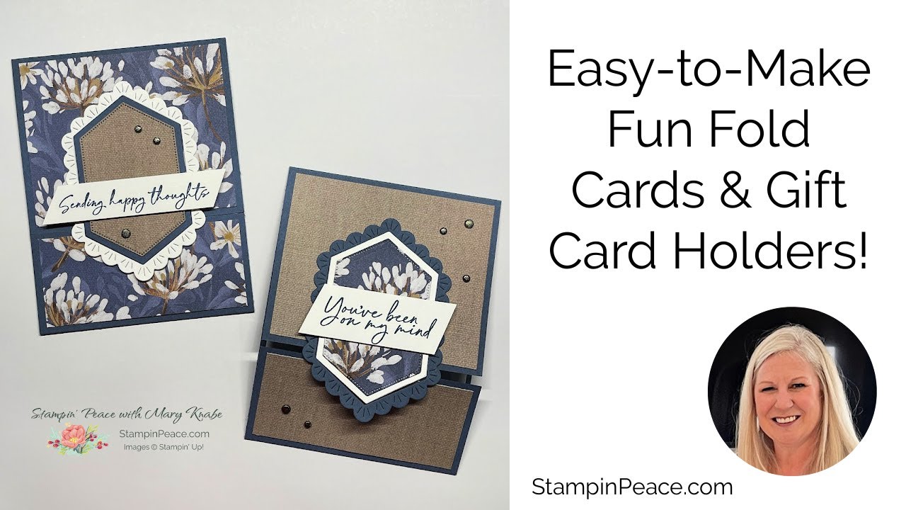 Easy-to-Make Fun Fold Cards & Gift Card Holders - YouTube