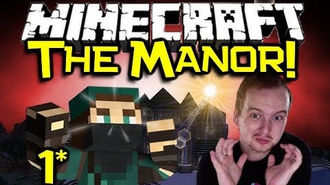 Minecraft Horror Game - THE MANOR ! - Part 1/2 w/facecam