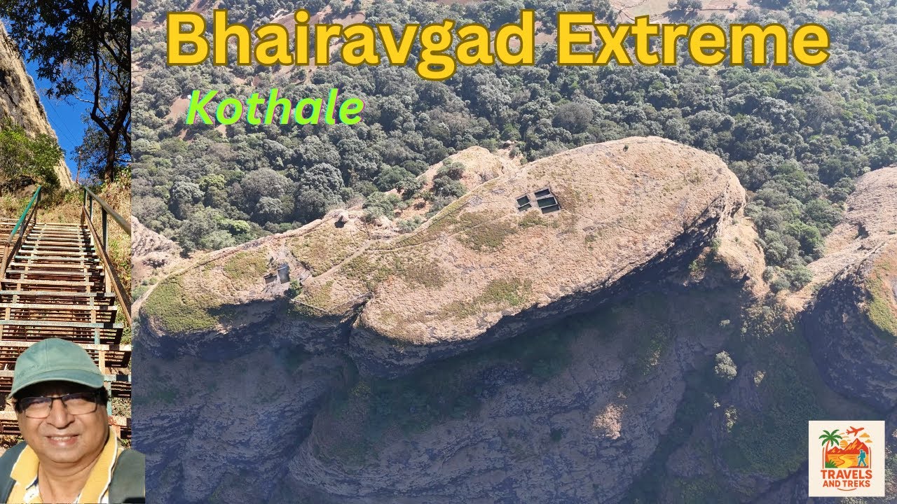 DON'T LOOK DOWN! 80° Extreme Climb at Bhairavgad, Kothale   