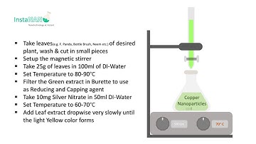 Synthesis of Copper Nanoparticles by Leaf Extract - InstaNANO