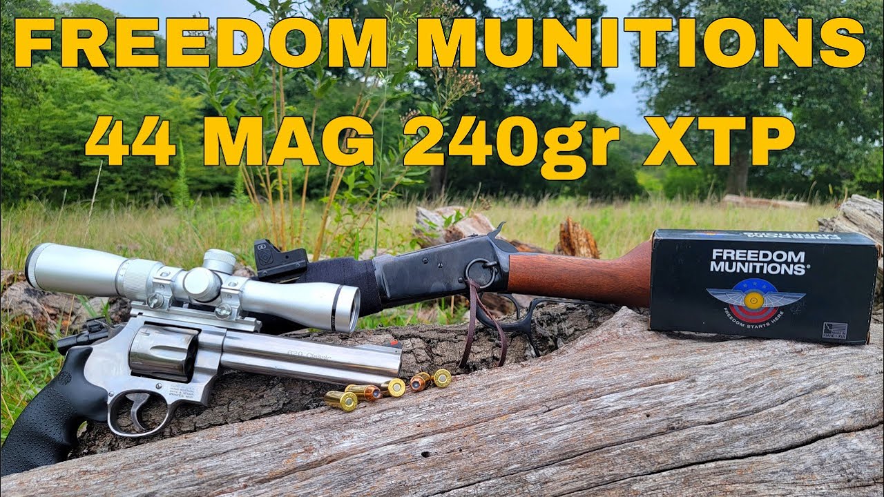 Freedom Munitions 44 Mag 240gr XTP YouTube