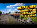 Rajdhani express with Wap7🔥| indian train simulator 🚆 | red coach + HD graphics |