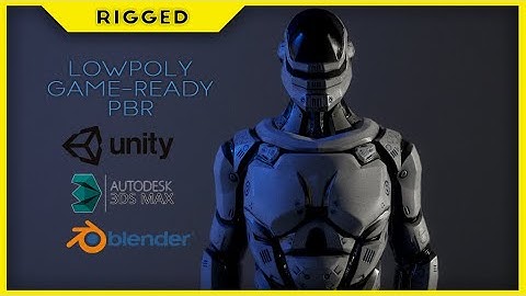 3D Game ready sci-fi character review