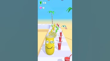 JUICE RUN 🧃☕🥛🍹🍈🍉🍊🍋🍍 All Level #13 Gameplay Walkthrough #JuiceRun #shorts #game