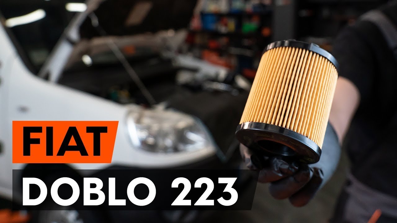 Olwechsel Fiat Doblo 1 223 Wie Ol Und Olfilter Wechseln Autodoc Tutorial Youtube