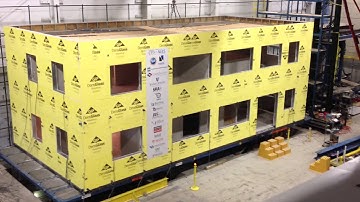 Full Scale Seismic Test of CFS-NEES Building (100% Rinaldi, MCE)