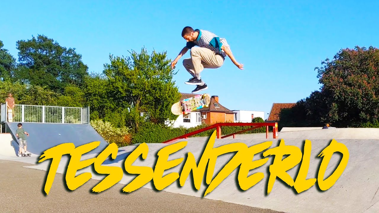 TESSENDERLO SKATEPARK BELGIUM // SKATEBOARDING AN INSANE PARK