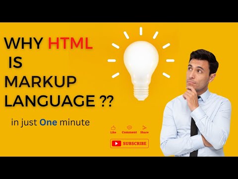 Why HTML is called markup language? | Markup Language - YouTube