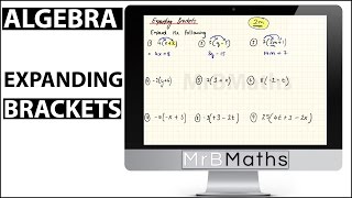 Algebra How To Expand Brackets - Mrbmaths