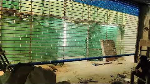 polycarbonate rolling shutter  for mall or showrooms