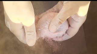 asmr: white, soft, moist, crunchy cement, thickly dusted screenshot 2