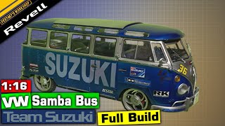 Revell 1:16 Vw Samba Bus & Team Suzuki - A Match Made In Model Kit Heaven!