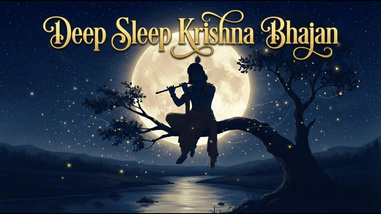 Krishna Mantra for Deep Sleep & Stress Relief | Govinda Bolo Hari Gopala Bolo | Peaceful Sleep Music