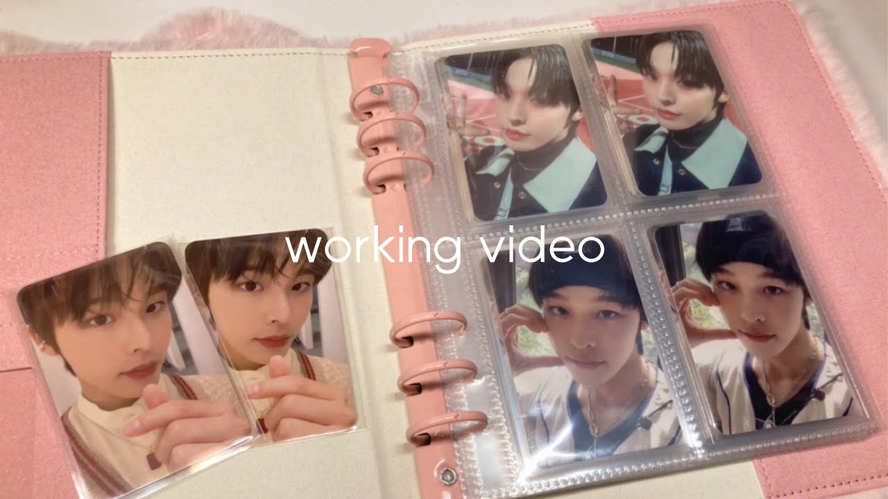 【NCT WISH】トレカ整理 / トレカ収納 / 作業動画 / working video