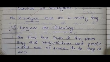 6th Standard, Class 6, English Poem - 