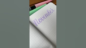 Calligraphy for beginners 💜 #calligraphyforbeginners #brushcalligraphy #calligraphytutorial