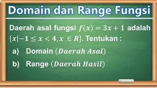 How to Determine the Domain and Range of a Function || 8th Grade Mathematics