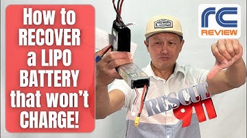 Recover a dead lipo battery that won