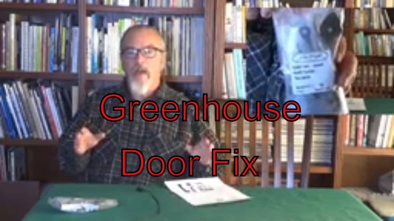 Greenhouse Door Thumb Latch YouTube