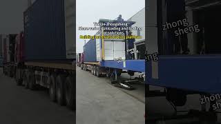 Building materials loading platform
