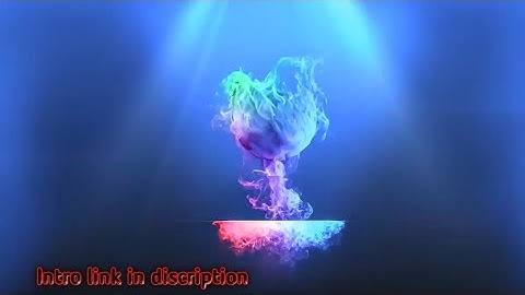 How to Make A Cool Intro in Kinemaster (color smoke intro)
