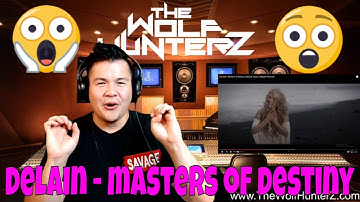DELAIN - Masters Of Destiny (Official Video) | THE WOLF HUNTERZ Jon aka threeSXTN Reaction