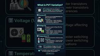 What is PVT Variation? | VLSI Timing Basics  #vlsi #semiconductor #physicaldesign #shorts  #viral