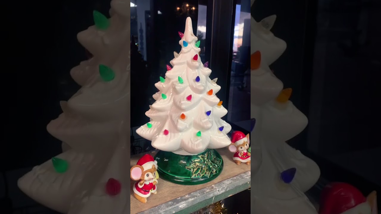 Vintage Ceramic Christmas Tree at Antique Store • Phoenix, Arizona 
