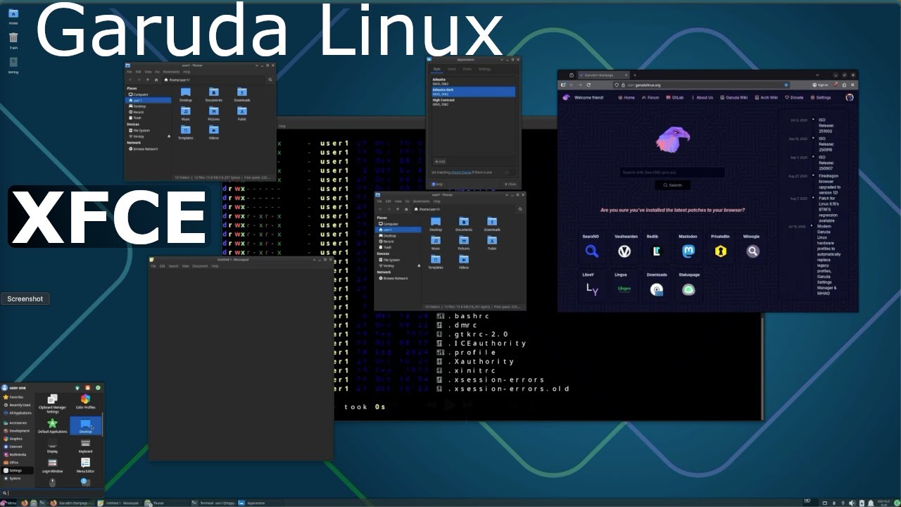 Garuda Linux - XFCE Edition - YouTube