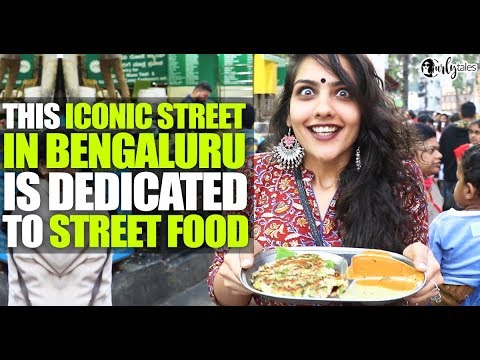 Street Food Tour At VV Puram In Bengaluru | Curly Tales