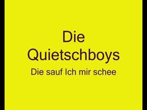 Die sauf Ich mir schee
