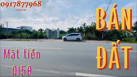 3️⃣8️⃣3️⃣ BÁN ĐẤT 2 MẶT TIỀN Ql50 Dt:2.898m2. CÓ 300m2 THỔ CƯ. GIÁ 12tỷ.