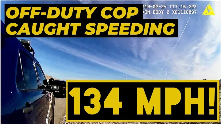 Off-Duty Cop Caught Speeding 134 MPH!