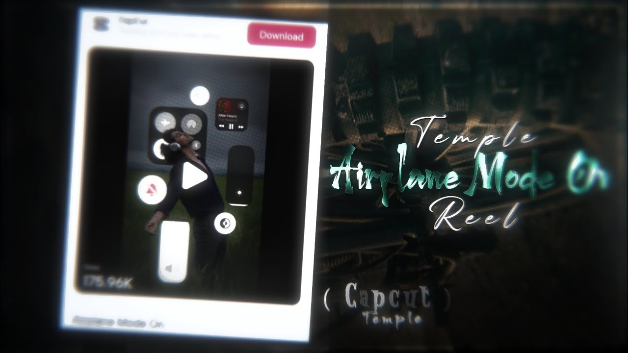 Instagram Trending Airplane Mode On Template Edit Tutorial In CapCut