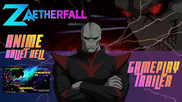 Zaetherfall – Official 4K Gameplay Trailer | Anime Bullet Hell x Visual Novel