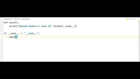 if  __name__ == "__main__" : main()  top level script #python #script