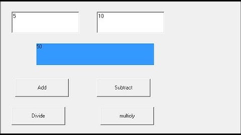 Making simple calculator using visual basic 6.0